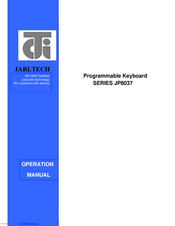 JARLTECH JP8037 Series Operation Manual