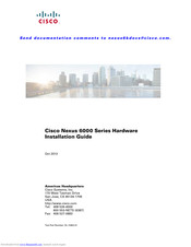Cisco Nexus 6001 Installation Manual