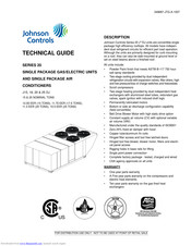 Johnson Controls J20DJC/E00 Technical Manual