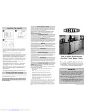 Redfyre Gas-Fired Classic Range Cooker Quick Manual