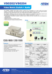 ATEN VS-0204 Specifications