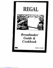 Regal K6760 Manual And Cookbook