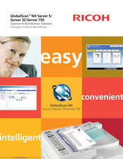 Ricoh GlobalScan NX Server 5/Server 32/Server 750 Manual