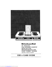 KitchenAid KGCG-2240P Use And Care Manual