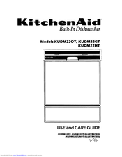 KitchenAid KUDM22GT Use And Care Manual