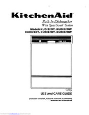 KitchenAid KUDI22GT Use And Care Manual