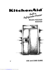 KitchenAid KSSS42D Use And Care Manual