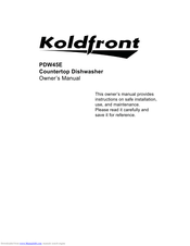 KoldFront PDW45E Owner's Manual