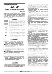 Rkc Instrument SA100 Instruction Manual