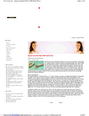Apacer Technology USB Flash Drive Quick Manual