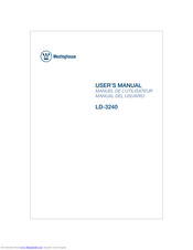 Westinghouse LD-3240 User Manual