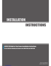 Jenn-Air UCTK30 Installation Instructions Manual
