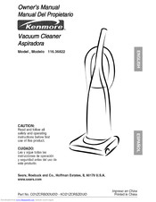KENMORE 116.36822 Owner's Manual