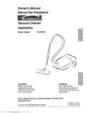 KENMORE 116.22085 Owner's Manual