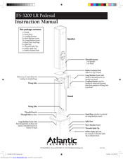 Atlantic Technology FS-3200 LR Pedestal Instruction Manual