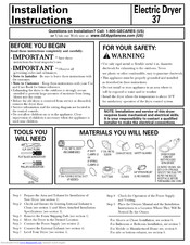 GE DNCK440EA1WC Installation Manual