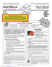 Heat & Glo Gas Fireplace SOULSTICE Owner's Manual