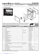 Heat & Glo ST-550T-IPI Parts List