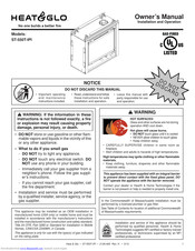 Heat & Glo ST-550T-IPI Owner's Manual