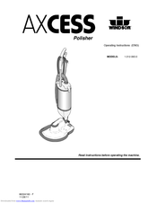 Windsor Axcess 1.012-063.0 Operating Instructions Manual