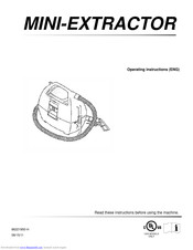 Windsor 86221950-H Operating Instructions Manual