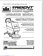 Windsor Trident Compact TC20PK Operator's Manual