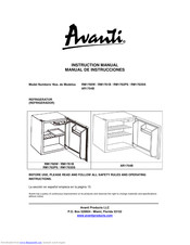 Avanti RM1761B Instruction Manual
