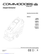 Windsor Commodore Duo COMDUX Operator Instructions Manual