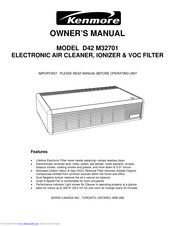 Kenmore D42 M32701 Owner's Manual