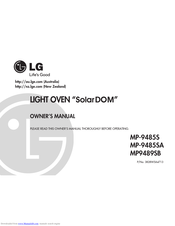 Lg SolarDOM MP-9485S Owner's Manual