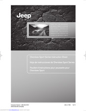 Kolcraft Jeep Cherokee Sport S51J-T-R5 Instruction Sheet