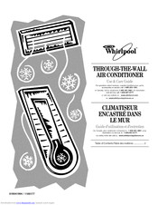 Whirlpool Through-The-Wall Air Conditioner Use And Care Manual