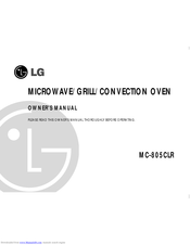 LG MC-805CLR Owner's Manual