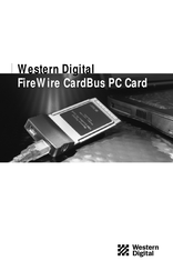 Western Digital FireWire CardBus PC Card Installation Manual