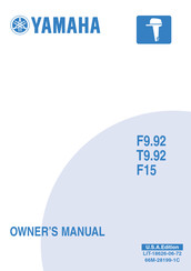 Yamaha T9.92 Owner's Manual