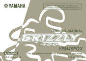 Yamaha Grizzly 450 YFM45FGX Owner's Manual