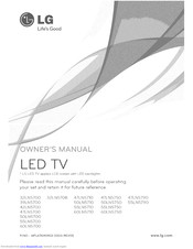 LG 50LN5710 Owner's Manual