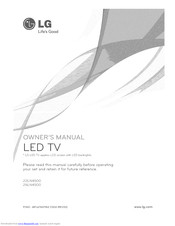 LG 26LN4500 Owner's Manual