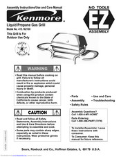 KENMORE 415.162100 Assembly Instructions/Use And Care Manual