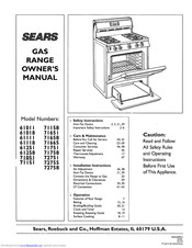 KENMORE 61011 Use Owner's Manual