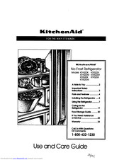 KitchenAid KTRS22K Use And Care Manual
