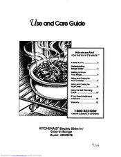 KitchenAid KEDS207B Use And Care Manual