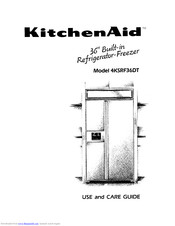 KitchenAid 4KSRF36DT Use And Care Manual