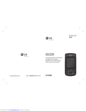 LG GU220 User Manual