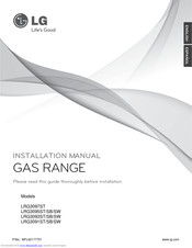 LG LRG3091ST/SB/SW Installation Manual