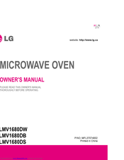 LG LMV1680DW Owner's Manual