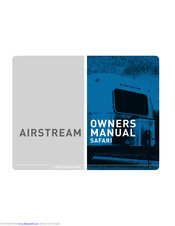 Airstream Safari Owner's Manual