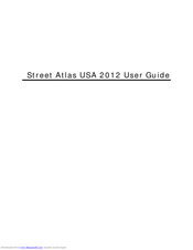 DeLorme Street Atlas USA Plus 2012 User Manual