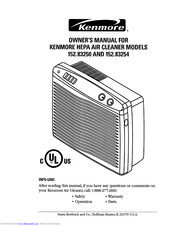 KENMORE 152.83254 Owner's Manual