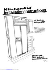 KitchenAid 2000493 Installation Instructions Manual